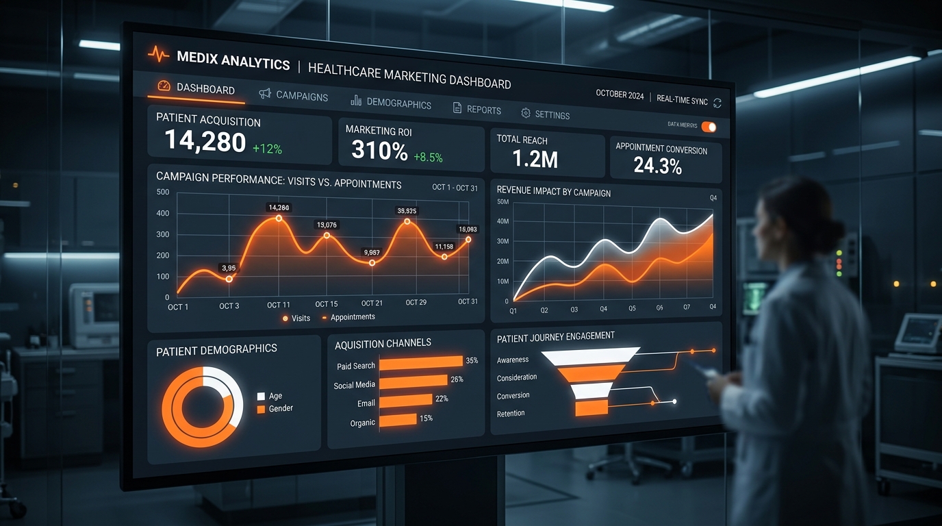 AI Hospital Marketing Analytics Dashboard